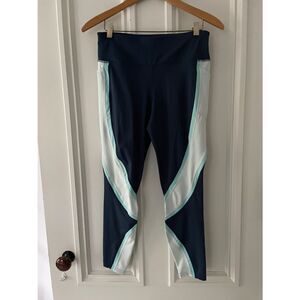 Avia navy turquoise light green leggings 4-6